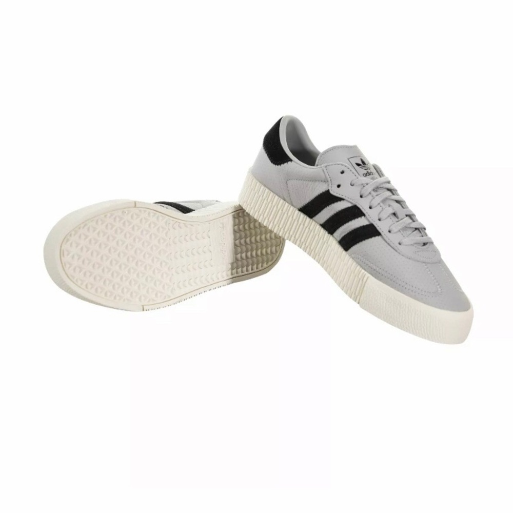 Adidas Sambarose Grey Womens Shoes Sneakers - Picture 3 of 5